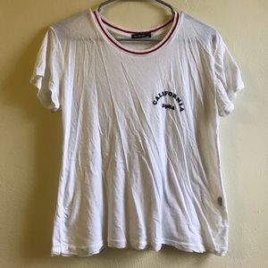 White Brandy Melville California tee